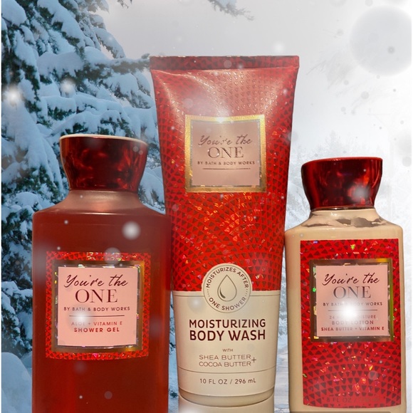 You’re The One Body Set. 3 PC Set. Body wash. Body Lotion. Shower Gel Brand New - Picture 2 of 7